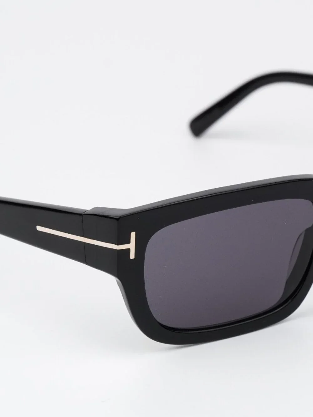 Tom Ford EZRA Men Sunglasses Black Smoke Rectangle FT1075/S 01A NEW AUTHENTIC